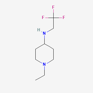 1-ethyl-N-(2,2,2-trifluoroethyl)piperidin-4-amine