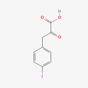 molecular formula C9H7IO3 B13684952 3-(4-Iodophenyl)-2-oxopropanoic acid 