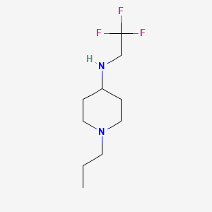 1-propyl-N-(2,2,2-trifluoroethyl)piperidin-4-amine
