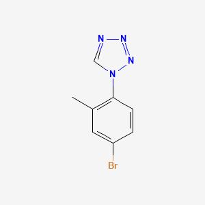 molecular formula C8H7BrN4 B1368503 1-(4-bromo-2-methylphenyl)-1H-tetrazole 