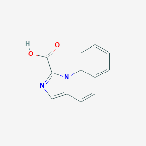 molecular formula C12H8N2O2 B13685110 Imidazo[1,5-a]quinoline-1-carboxylic Acid 
