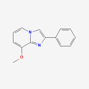 molecular formula C14H12N2O B13685144 8-Methoxy-2-phenylimidazo[1,2-a]pyridine 