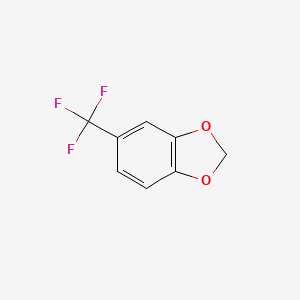 molecular formula C8H5F3O2 B13685158 5-(Trifluoromethyl)-1,3-benzodioxole 