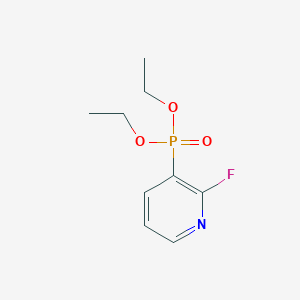 molecular formula C9H13FNO3P B13685172 Diethyl (2-Fluoro-3-pyridyl)phosphonate 