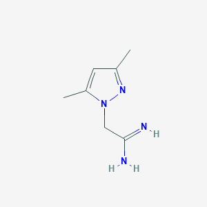 2-(3,5-dimethyl-1H-pyrazol-1-yl)ethanimidamide