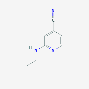 molecular formula C9H9N3 B1368520 2-(Allylamino)isonicotinonitrile 