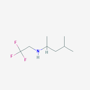 (4-Methylpentan-2-yl)(2,2,2-trifluoroethyl)amine