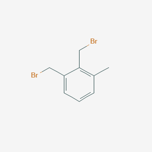 molecular formula C9H10Br2 B13685268 2,3-Bis(bromomethyl)toluene 