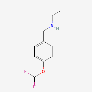 N-[4-(Difluoromethoxy)benzyl]-N-ethylamine