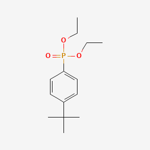 molecular formula C14H23O3P B13685425 Diethyl (4-(tert-butyl)phenyl)phosphonate CAS No. 72596-31-7