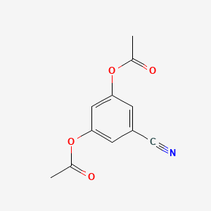 3,5-Diacetoxybenzonitrile