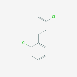molecular formula C10H10Cl2 B1368554 2-Chloro-4-(2-chlorophenyl)-1-butene CAS No. 731772-00-2