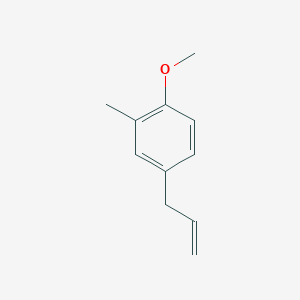 molecular formula C11H14O B1368556 3-(4-Methoxy-3-methylphenyl)-1-propene CAS No. 40793-86-0