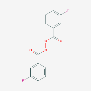 molecular formula C14H8F2O4 B13685607 Bis(3-fluorobenzoyl) peroxide 