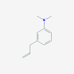 molecular formula C11H15N B1368561 3-[(3-N,N-二甲基氨基)苯基]-1-丙烯 CAS No. 52276-05-8