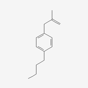 molecular formula C14H20 B1368566 3-(4-n-Butylphenyl)-2-methyl-1-propene CAS No. 852336-30-2