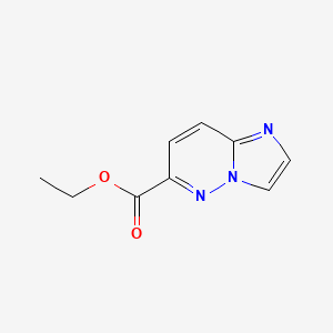 molecular formula C9H9N3O2 B13685947 Ethyl imidazo[1,2-b]pyridazine-6-carboxylate 