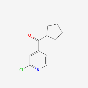 (2-Chloro-pyridin-4-YL)-cyclopentyl-methanone