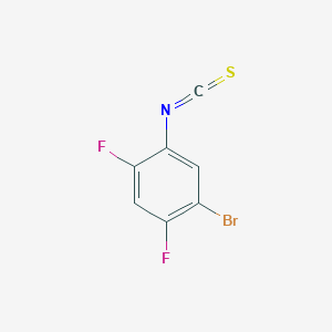 molecular formula C7H2BrF2NS B13686038 5-Bromo-2,4-difluorophenyl Isothiocyanate 