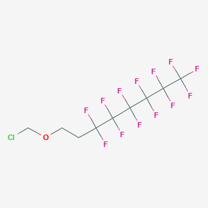 molecular formula C9H6ClF13O B13686040 8-(Chloromethoxy)-1,1,1,2,2,3,3,4,4,5,5,6,6-tridecafluorooctane 