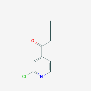 2-Chloro-4-pyridyl 2,2-dimethylpropyl ketone