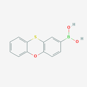 molecular formula C12H9BO3S B13686122 Phenoxathiine-2-boronic Acid 