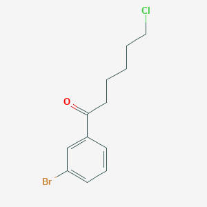 1-(3-Bromophenyl)-6-chloro-1-oxohexane