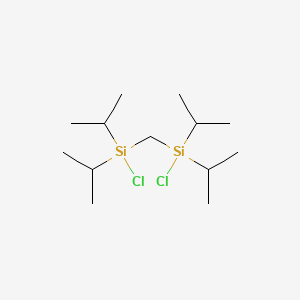 molecular formula C13H30Cl2Si2 B13686160 Bis(chlorodiisopropylsilyl)methane 
