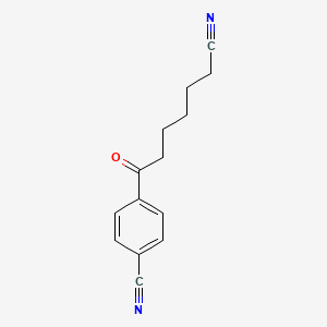 7-(4-Cyanophenyl)-7-oxoheptanenitrile