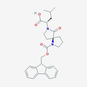 molecular formula C28H32N2O5 B136863 Fmoc-(S,S)-[Pro-Leu]-spirolactame CAS No. 129605-53-4