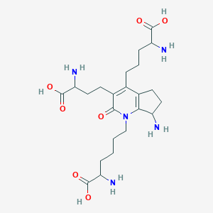 molecular formula C23H37N5O7 B136865 Oxodesmosine CAS No. 147044-49-3