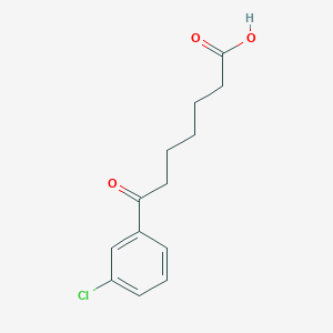 7-(3-Chlorophenyl)-7-oxoheptanoic acid