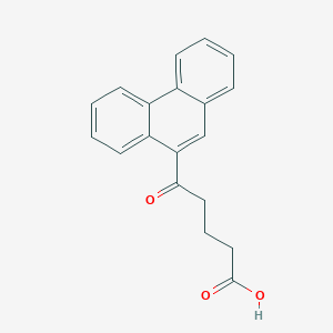 molecular formula C19H16O3 B1368653 5-Oxo-5-(9-phenanthryl)valeric acid CAS No. 898766-03-5