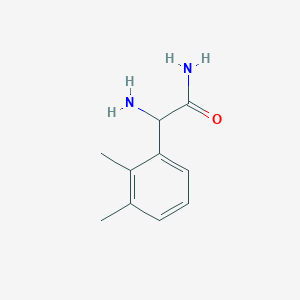molecular formula C10H14N2O B13686560 2-Amino-2-(2,3-dimethylphenyl)acetamide 
