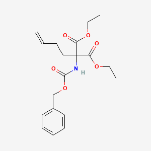 molecular formula C19H25NO6 B13686566 Diethyl 2-(benzyloxycarbonylamino)-2-(but-3-enyl)malonate 