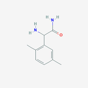 molecular formula C10H14N2O B13686573 2-Amino-2-(2,5-dimethylphenyl)acetamide 
