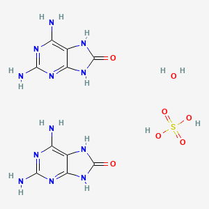 2,6-Diamino-8-purinol hemisulfate monohydrate