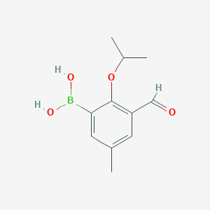 3-Formyl-2-isopropoxy-5-methylphenylboronic acid