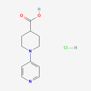 molecular formula C11H15ClN2O2 B1368677 1-(Pyridin-4-yl)piperidine-4-carboxylic acid hydrochloride CAS No. 210962-09-7