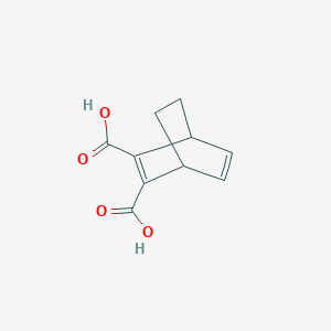 molecular formula C10H10O4 B13686783 Bicyclo[2.2.2]octa-2,5-diene-2,3-dicarboxylic acid 