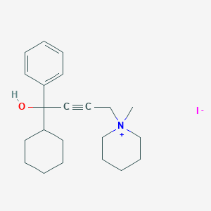 molecular formula C22H32INO B136868 Hexbutinol methiodide CAS No. 127471-24-3