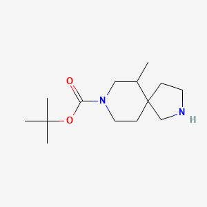 molecular formula C14H26N2O2 B13686811 8-Boc-6-methyl-2,8-diazaspiro[4.5]decane 