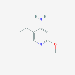 molecular formula C8H12N2O B13686819 5-Ethyl-2-methoxypyridin-4-amine 