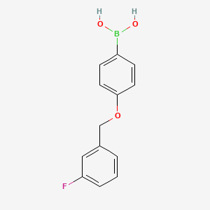 (4-((3-Fluorobenzyl)oxy)phenyl)boronic acid
