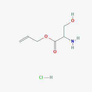 molecular formula C6H12ClNO3 B13686921 L-Threonine Allyl Ester Hydrochloride 