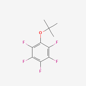 molecular formula C10H9F5O B13686933 1-(tert-Butoxy)-2,3,4,5,6-pentafluorobenzene 