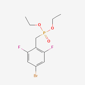 molecular formula C11H14BrF2O3P B13686976 Diethyl 4-Bromo-2,6-difluorobenzylphosphonate 