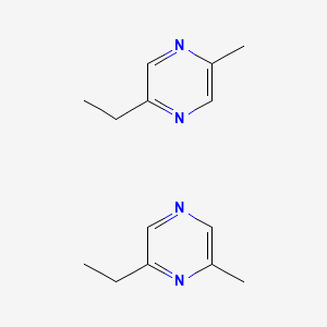 molecular formula C14H20N4 B1368701 2-Ethyl-5(6)-methylpyrazine CAS No. 36731-41-6