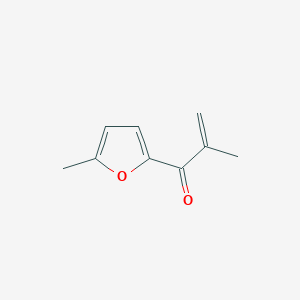 molecular formula C9H10O2 B13687093 2-Methyl-1-(5-methyl-2-furyl)-2-propenone 