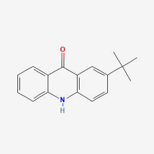 molecular formula C17H17NO B13687130 9(10h)-Acridinone, 2-(1,1-dimethylethyl)- CAS No. 103554-44-5